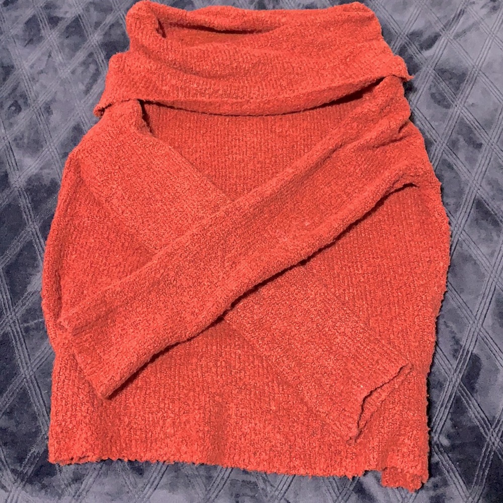 Maroon Turtleneck Sweater